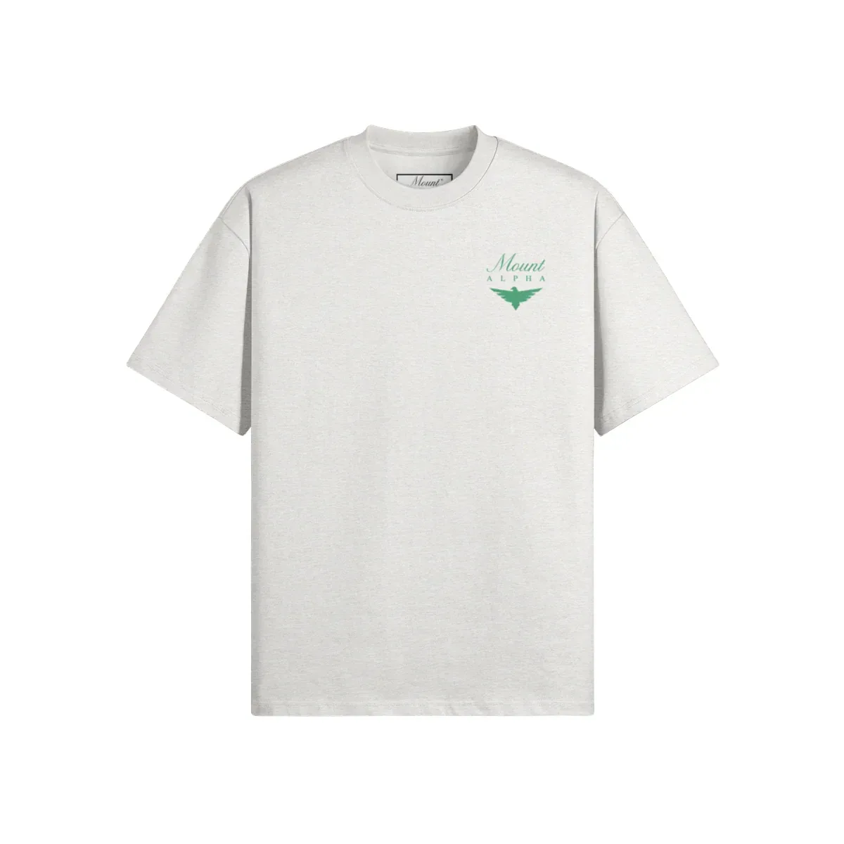 Ultra Heavyweight Oversized Unisex Tee - Heather Gray/Originals - Mount Alpha Clothing®
