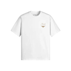 Super Heavyweight Oversized Unisex Tee - Heather Gray/Gold - Mount Alpha Clothing®