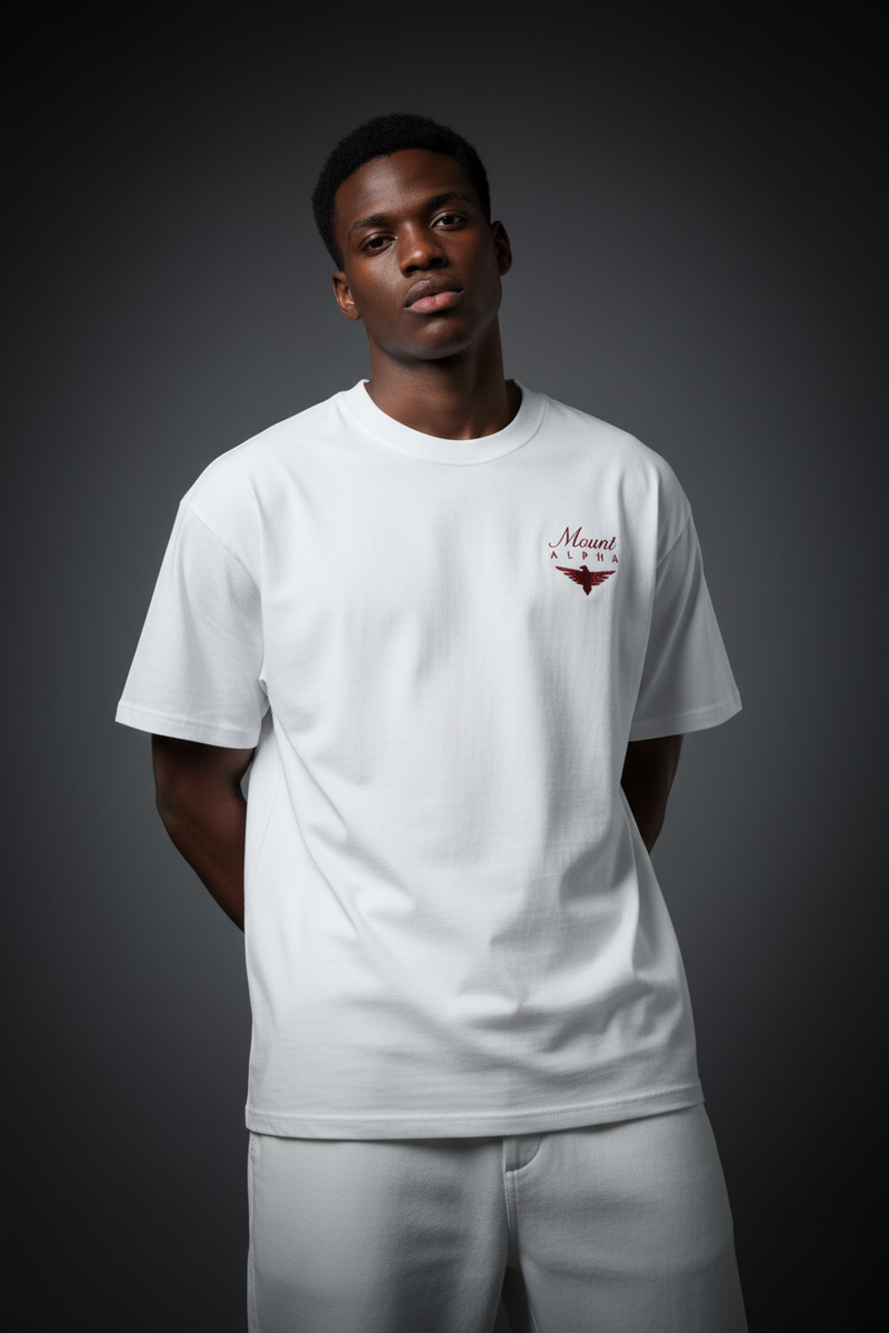 Ultra Heavyweight Oversized Unisex Tee - Off White/Originals - Mount Alpha Clothing®