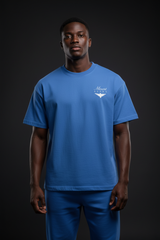 Ultra Heavyweight Oversized Unisex Tee - Cerulean Blue/Originals - Mount Alpha Clothing®