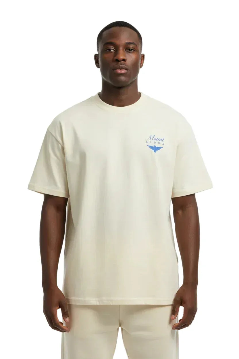 Ultra Heavyweight Oversized Unisex Tee - White Rock/Originals - Mount Alpha Clothing®