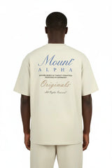 Ultra Heavyweight Oversized Unisex Tee - White Rock/Originals - Mount Alpha Clothing®