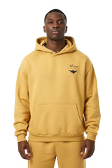 Heavyweight Unisex Boxy Hoodie - Yellow/Black - Mount Alpha Clothing®