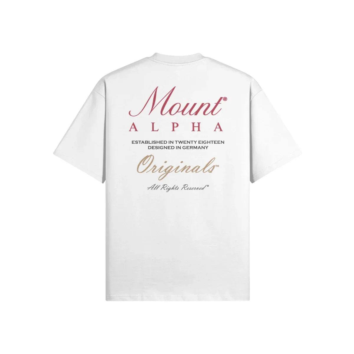 Ultra Heavyweight Oversized Unisex Tee - Off White/Originals - Mount Alpha Clothing®