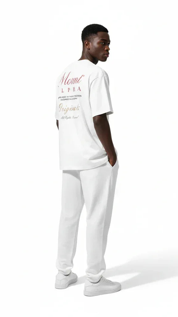 Ultra Heavyweight Oversized Unisex Tee - Off White/Originals - Mount Alpha Clothing®