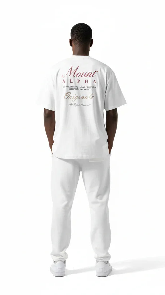 Ultra Heavyweight Oversized Unisex Tee - Off White/Originals - Mount Alpha Clothing®