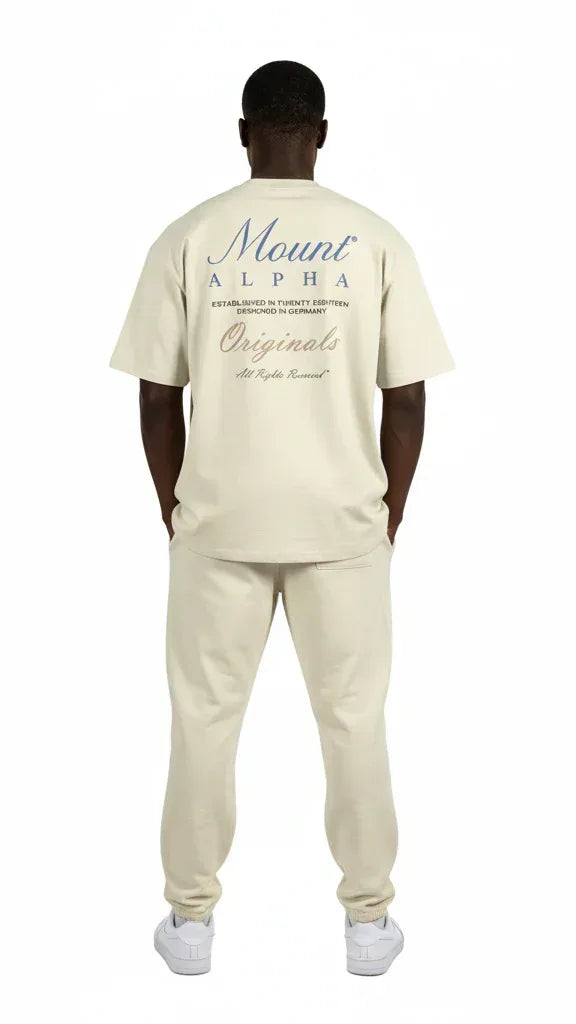 Ultra Heavyweight Oversized Unisex Tee - White Rock/Originals - Mount Alpha Clothing®