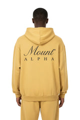 Heavyweight Unisex Boxy Hoodie - Yellow/Black - Mount Alpha Clothing®