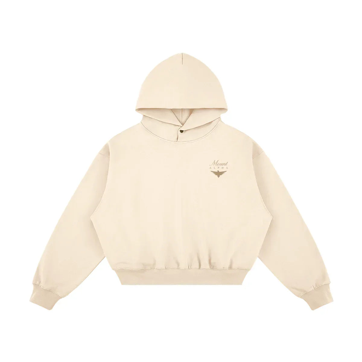 Heavyweight Unisex Fleece Hoodie - Apricot/Gold - Mount Alpha Clothing®