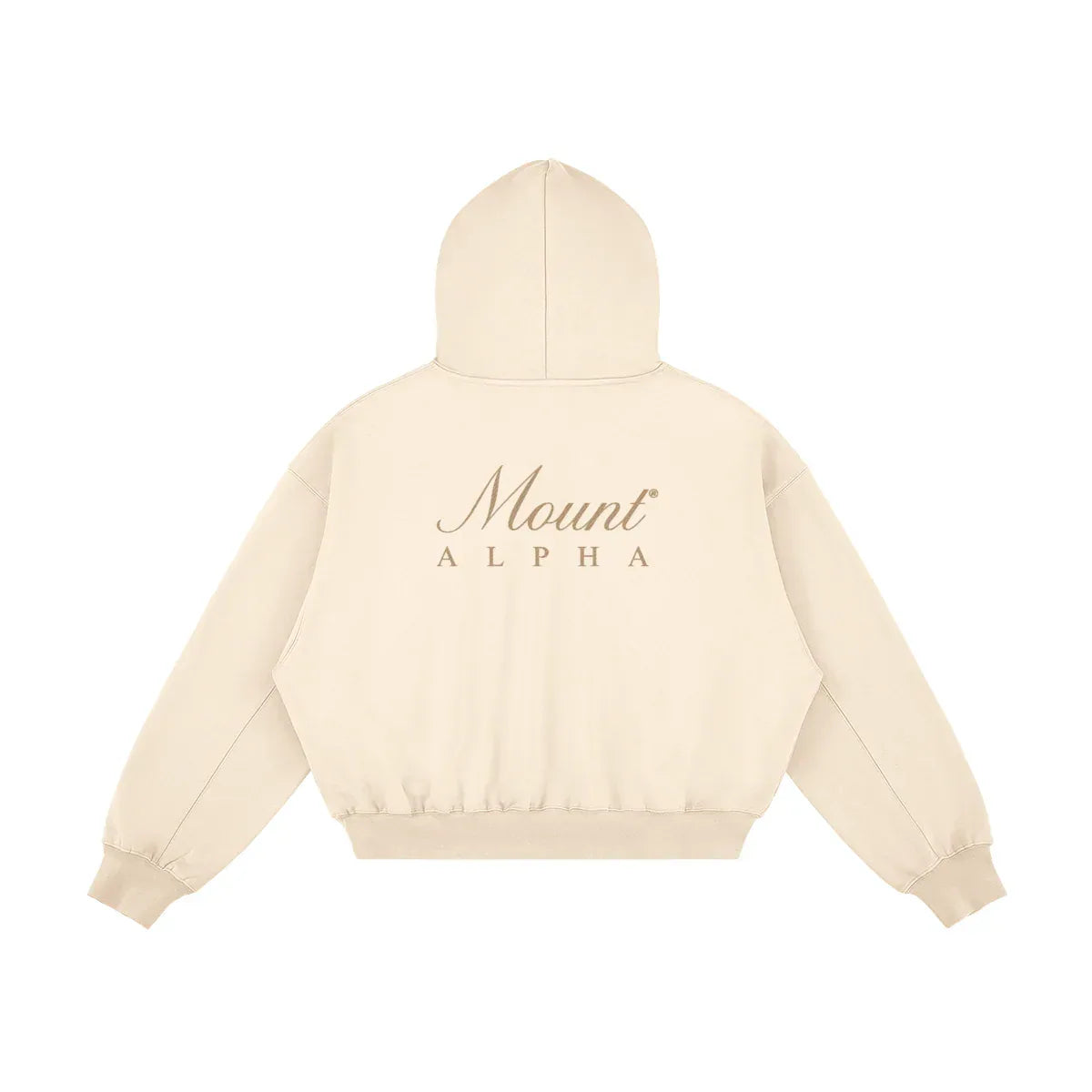Heavyweight Unisex Fleece Hoodie - Apricot/Gold - Mount Alpha Clothing®