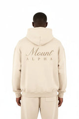 Heavyweight Unisex Fleece Hoodie - Apricot/Gold - Mount Alpha Clothing®