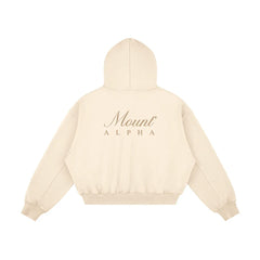 Heavyweight Unisex Fleece Hoodie - Apricot/Gold - Mount Alpha Clothing®