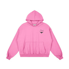 Heavyweight Unisex Boxy Hoodie - Pink/Black - Mount Alpha Clothing®