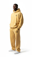 Heavyweight Unisex Boxy Hoodie - Yellow/Black - Mount Alpha Clothing®