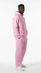Heavyweight Unisex Brushed Fleece Hoodie - Pink/Gold - Mount Alpha Clothing®