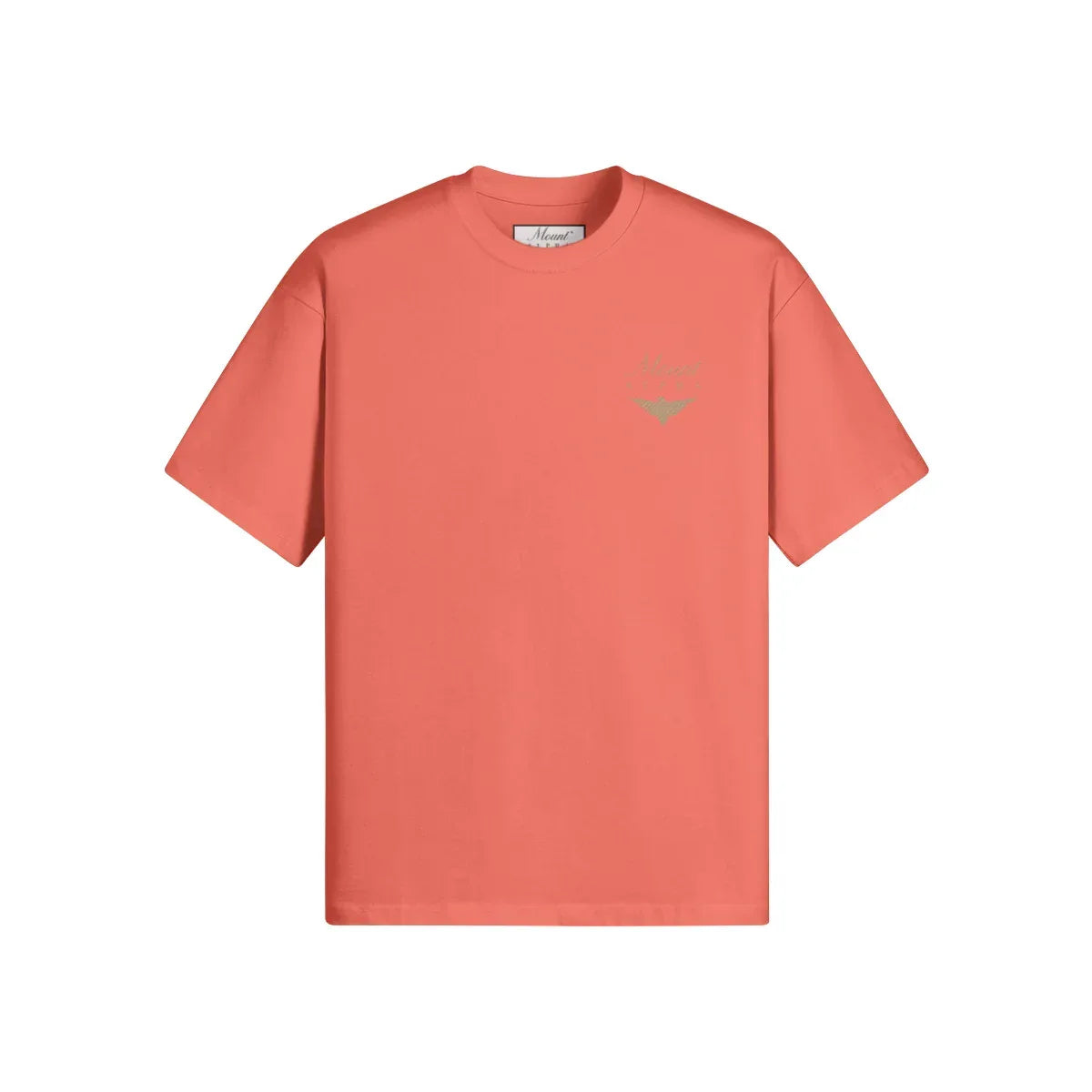 Super Heavyweight Oversized Unisex Tee - Salmon/Gold - Mount Alpha Clothing®