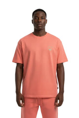 Super Heavyweight Oversized Unisex Tee - Salmon/Gold - Mount Alpha Clothing®