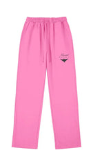 Heavyweight Relaxed Fit Sweatpants - Pink/Black - Mount Alpha Clothing®