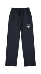 Heavyweight Relaxed Fit Sweatpants - Navy Blue/White - Mount Alpha Clothing®