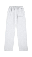 Heavyweight Relaxed Fit Sweatpants - Light Gray/Black - Mount Alpha Clothing®