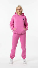Heavyweight Unisex Boxy Hoodie - Pink/Black - Mount Alpha Clothing®