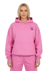 Heavyweight Unisex Boxy Hoodie - Pink/Black - Mount Alpha Clothing®