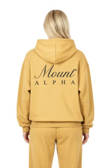 Heavyweight Unisex Boxy Hoodie - Yellow/Black - Mount Alpha Clothing®