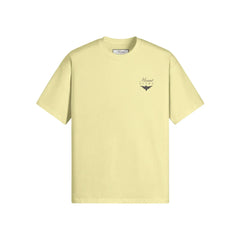 Super Heavyweight Oversized Unisex Tee - Pale Goldenrod/Black - Mount Alpha Clothing®