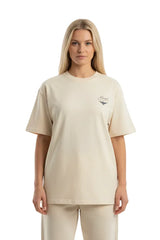 Super Heavyweight Oversized Unisex Tee - White Rock/Black - Mount Alpha Clothing®