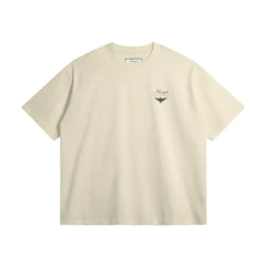 Super Heavyweight Oversized Unisex Tee - White Rock/Black - Mount Alpha Clothing®