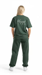 Super Heavyweight Oversized Unisex Tee - Cactus Green/White - Mount Alpha Clothing®
