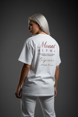 Ultra Heavyweight Oversized Unisex Woman Tee - Off White/Originals - Mount Alpha Clothing®