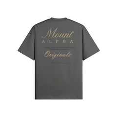 Ultra Heavyweight Oversized Unisex Woman Tee - Carbon Grey/Originals - Mount Alpha Clothing®