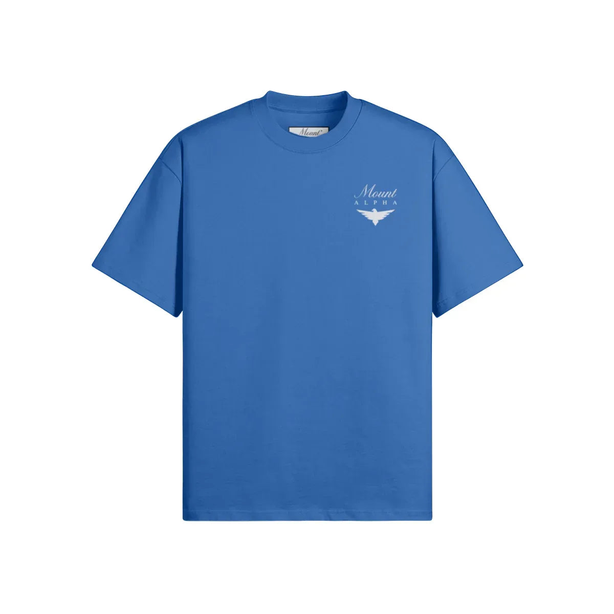 Ultra Heavyweight Oversized Unisex Woman T-Shirt - Cerulean Blue/Originals - Mount Alpha Clothing®